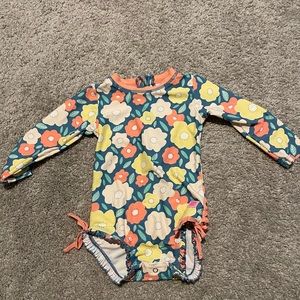 Ruffle Butts Swimsuit flowers 18-24 months